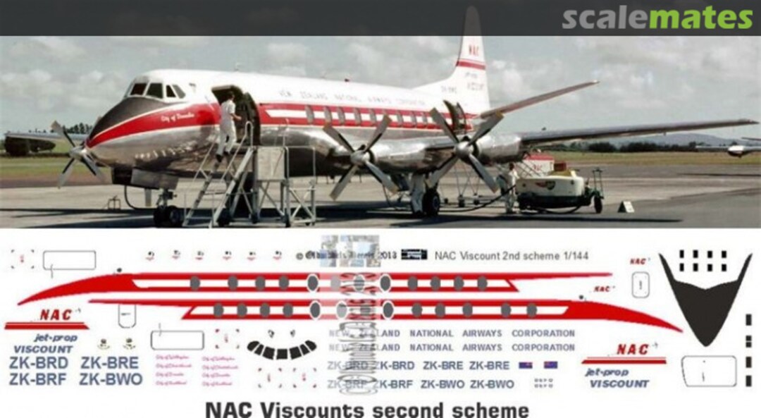 Boxart NAC Viscount 2nd scheme OMD0035 Oldmodels Decals Boxart NAC Viscount 2nd scheme OMD0035 Oldmodels Decals