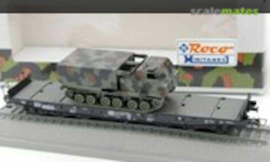 1:87 Schwerlastwagen mit Raketenwerfer (Roco Minitanks 826)