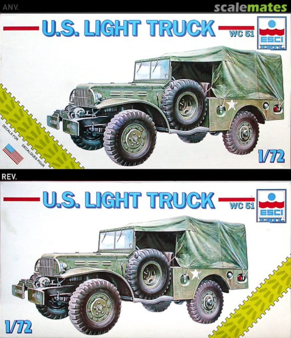 Boxart US.Light Truck WC 51 8357 ESCI/ERTL