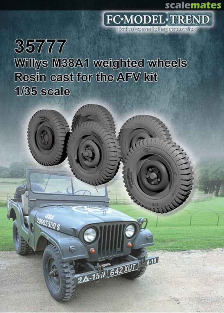 Boxart Willys M38A1 weighted wheels 35777 FC Model Trend Boxart Willys M38A1 weighted wheels 35777 FC Model Trend