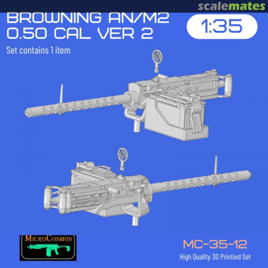 Boxart Browning AN/M2 CAL 0.50 VER 2 MC-35-12 3D MicroCosmos Boxart Browning AN/M2 CAL 0.50 VER 2 MC-35-12 3D MicroCosmos