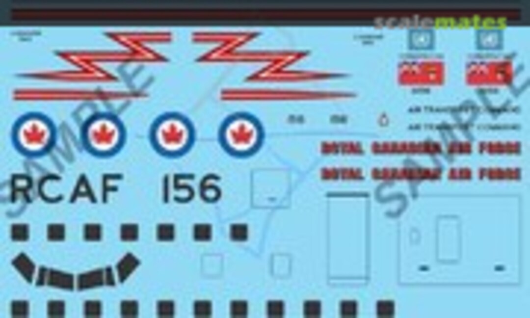 1:72 Canadair CC-109 Cosmopolitan (Above & Below Graphics 042)