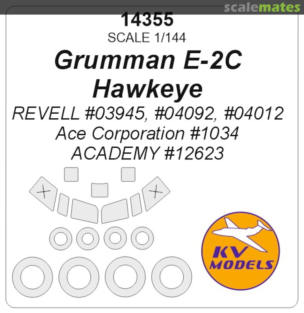 Boxart Grumman E-2C Hawkeye 14355 KV Models Boxart Grumman E-2C Hawkeye 14355 KV Models