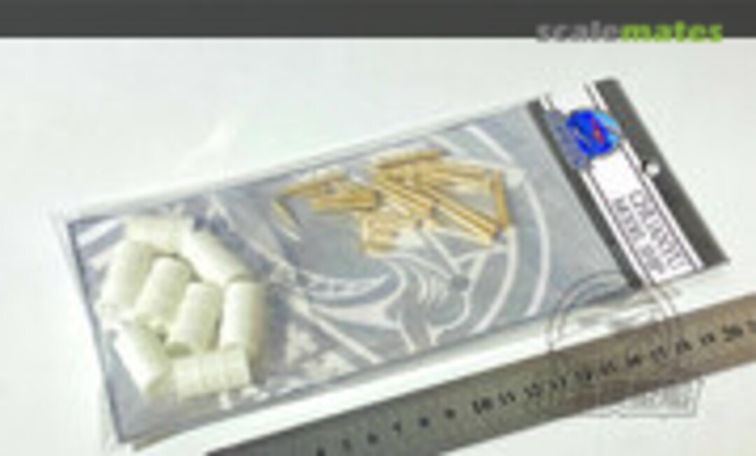 1:35 128mm Tank Brass Artillery Shell Upgrade Set (ChuanYu Model Ship CYT078) CYT078