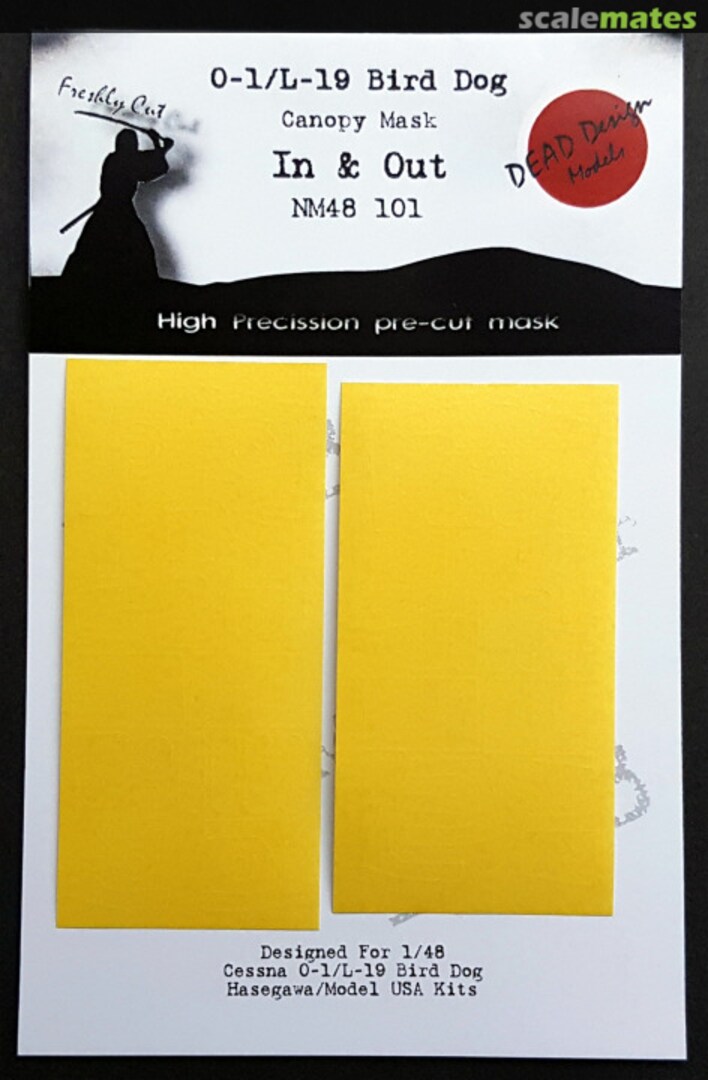 Boxart L-19/O-1 Bird Dog - Canopy Mask NM48101 DEAD Design Models Boxart L-19/O-1 Bird Dog - Canopy Mask NM48101 DEAD Design Models