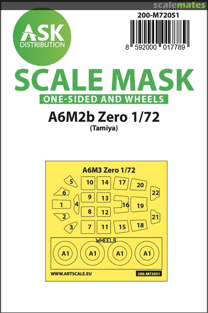 Boxart A6M2b Zero 200-M72051 ASK Boxart A6M2b Zero 200-M72051 ASK