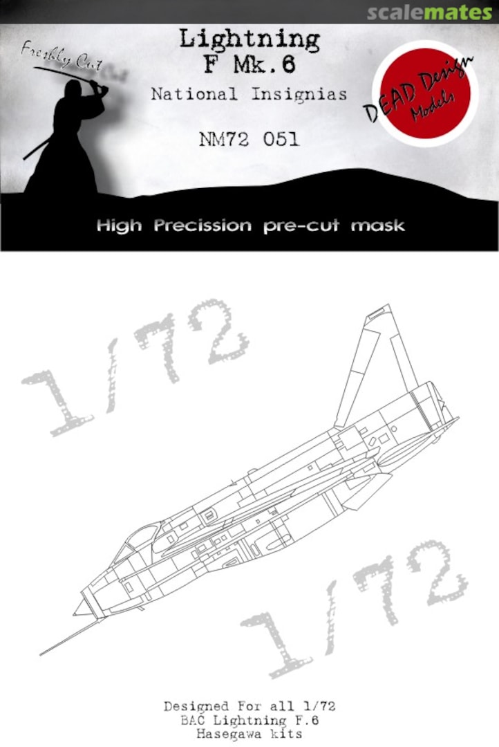 Boxart BAC/EE Lightning F. Mk.6 - National Insignia NM72051 DEAD Design Models Boxart BAC/EE Lightning F. Mk.6 - National Insignia NM72051 DEAD Design Models