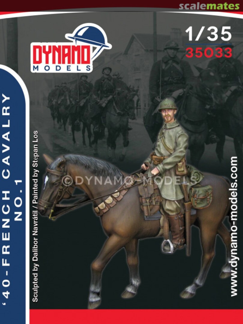 Boxart '40 French cavalry 1 35033 Dynamo Models