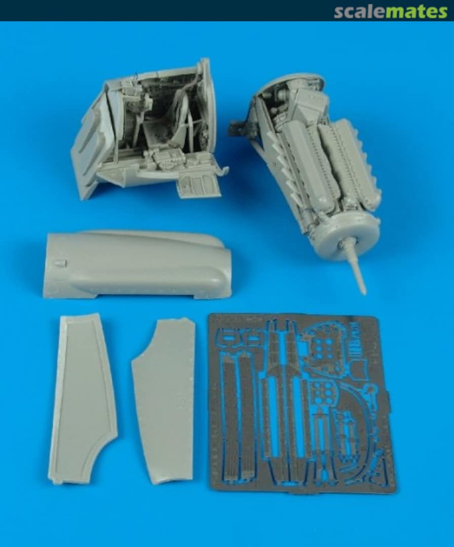 Boxart Spitfire F Mk.24 detail set 4343 Aires Boxart Spitfire F Mk.24 detail set 4343 Aires