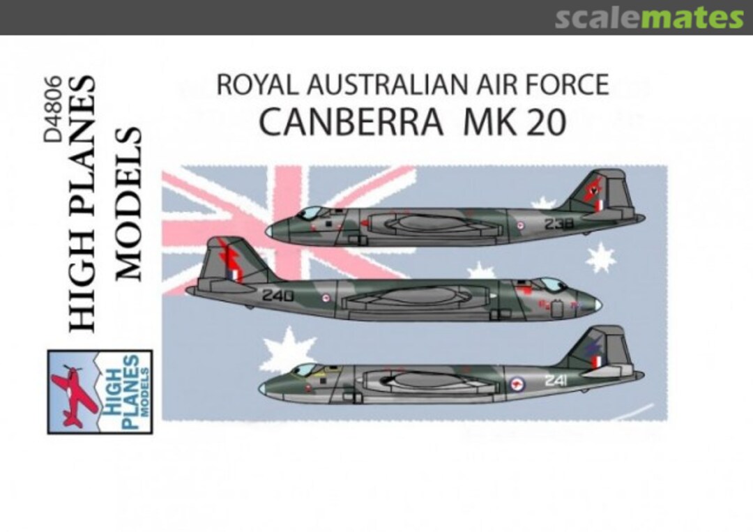 Boxart Royal Australian Airforce Canberra Mk.20 D4806 High Planes Models Boxart Royal Australian Airforce Canberra Mk.20 D4806 High Planes Models