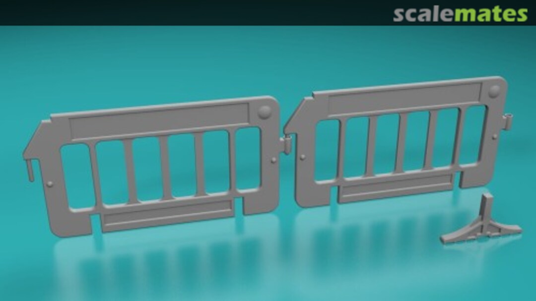 Boxart Temporary road barrier- type 4 (2 pieces) 35120118 EMP3d