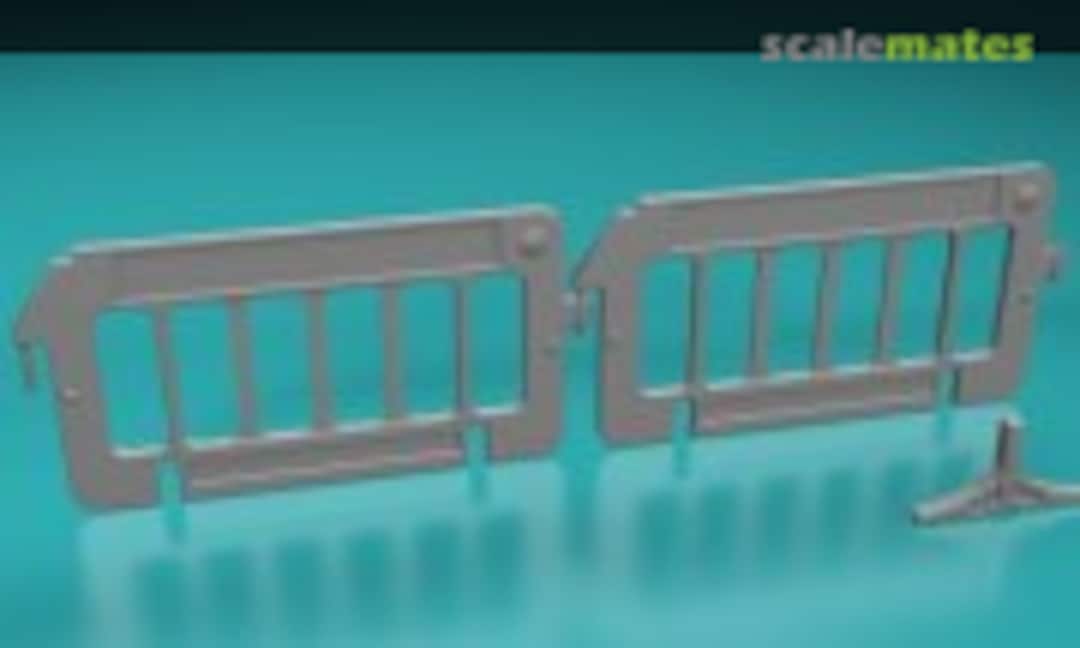 1:35 Temporary road barrier- type 4 (2 pieces) (EMP3d 35120118) 35120118