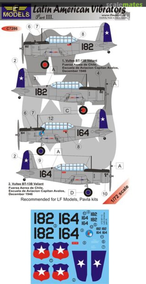 Boxart LATIN American VIBRATORS Part III. C7286 LF Models