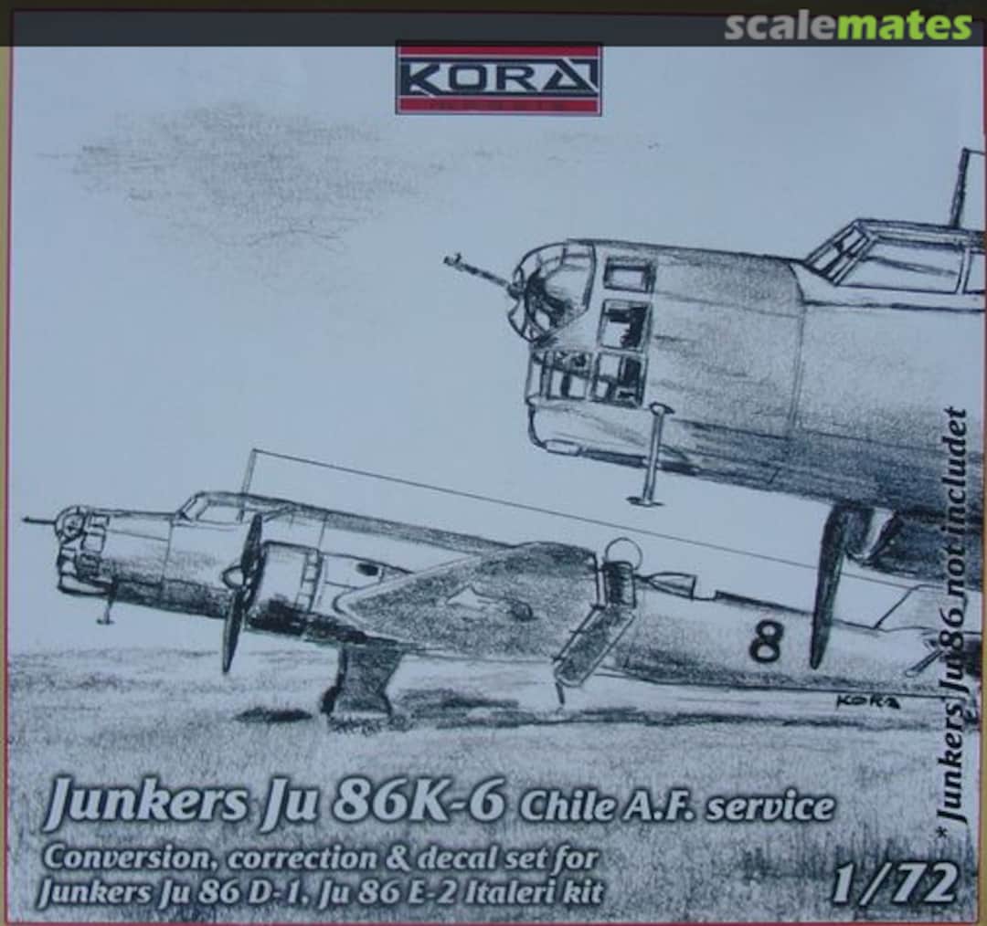 Boxart Junkers Ju 86K-6 Chile C7242 Kora Models Boxart Junkers Ju 86K-6 Chile C7242 Kora Models