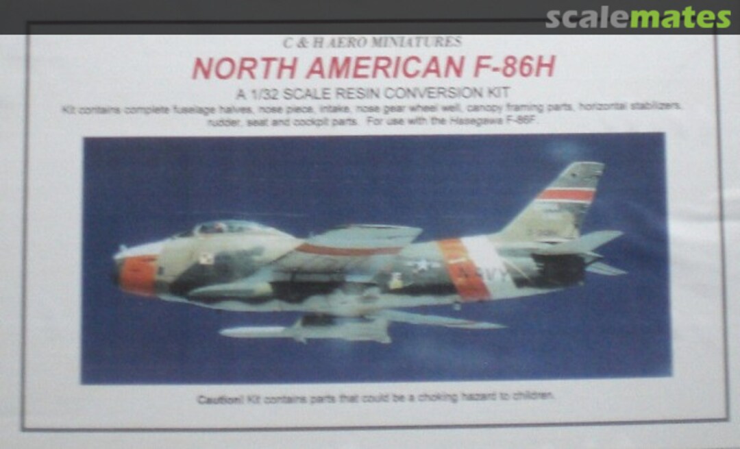 Boxart North American F-86H Conversion Kit CH3201 C&H Aero Miniatures Boxart North American F-86H Conversion Kit CH3201 C&H Aero Miniatures