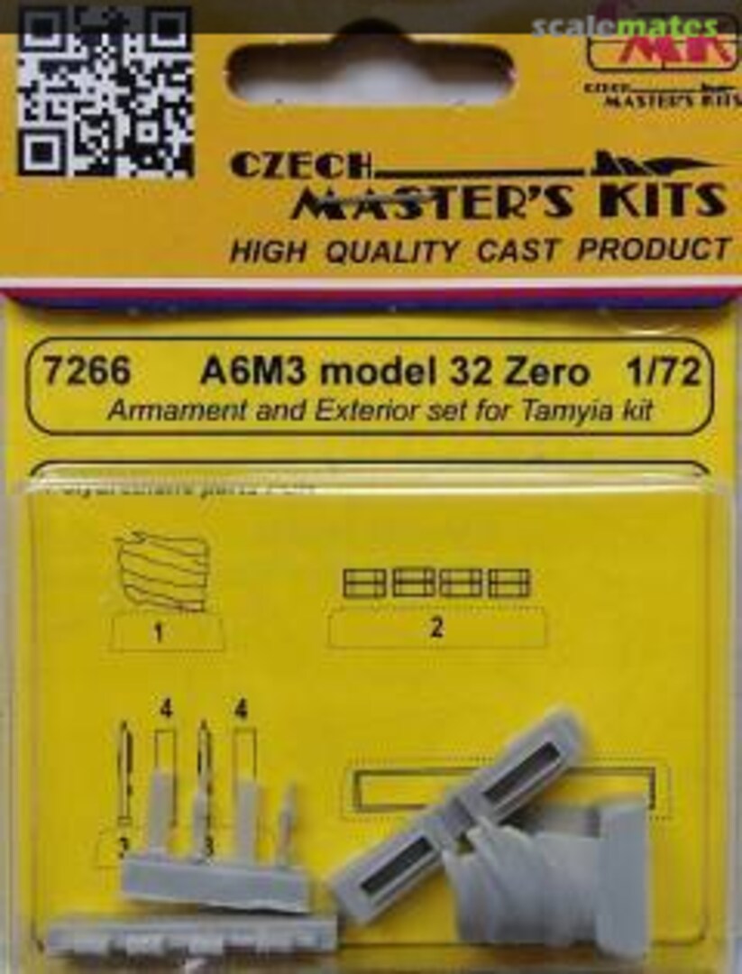 Boxart 7266 A6M3 Model 32 Zero Armament & Exterior Set 7266 CMK Boxart 7266 A6M3 Model 32 Zero Armament & Exterior Set 7266 CMK
