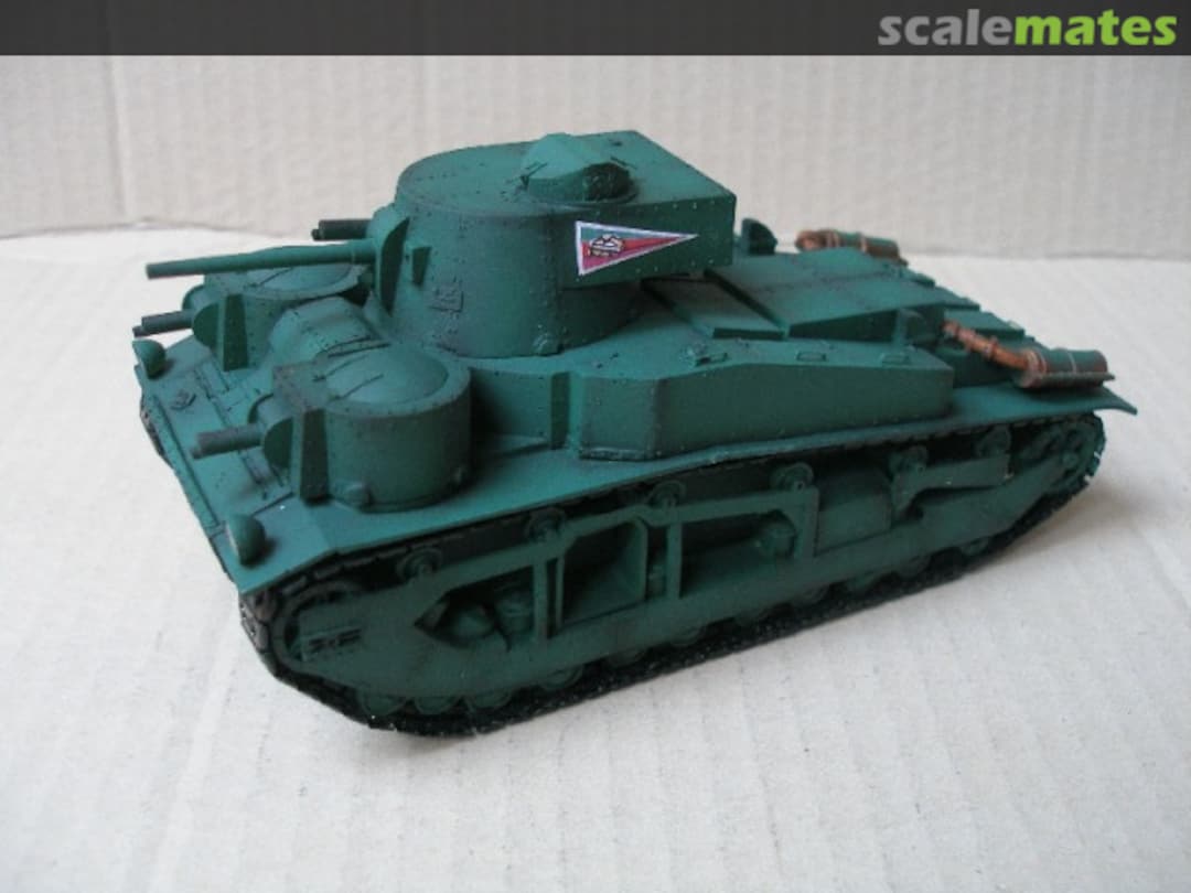 Boxart Vickers Medium Mk.III E1 (British pre-war 16tons tank) CZK35023 CZ Kolinec Boxart Vickers Medium Mk.III E1 (British pre-war 16tons tank) CZK35023 CZ Kolinec