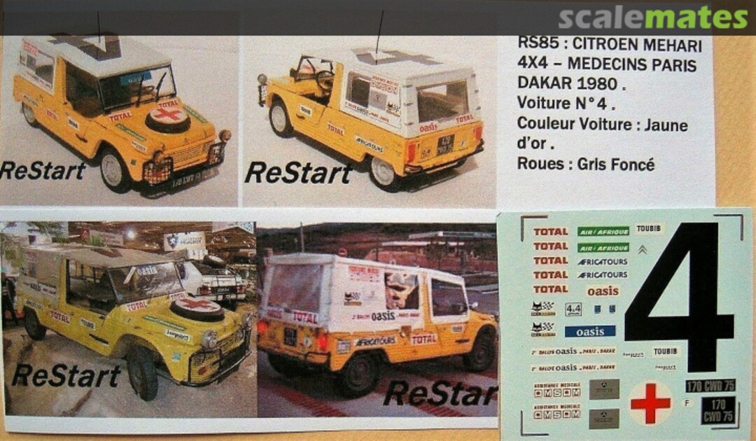 Boxart Citroën Mehari RS85 ReStart Boxart Citroën Mehari RS85 ReStart