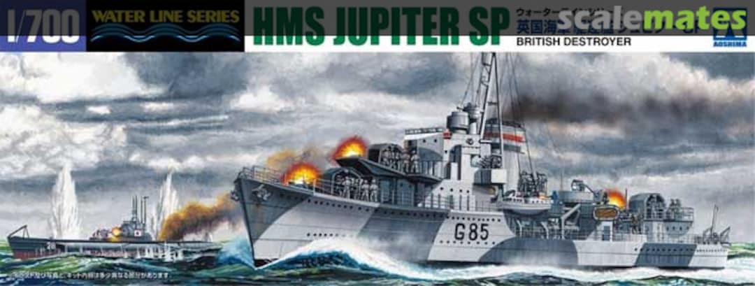 Boxart British Destroyer HMS Jupiter SP 057650 Aoshima