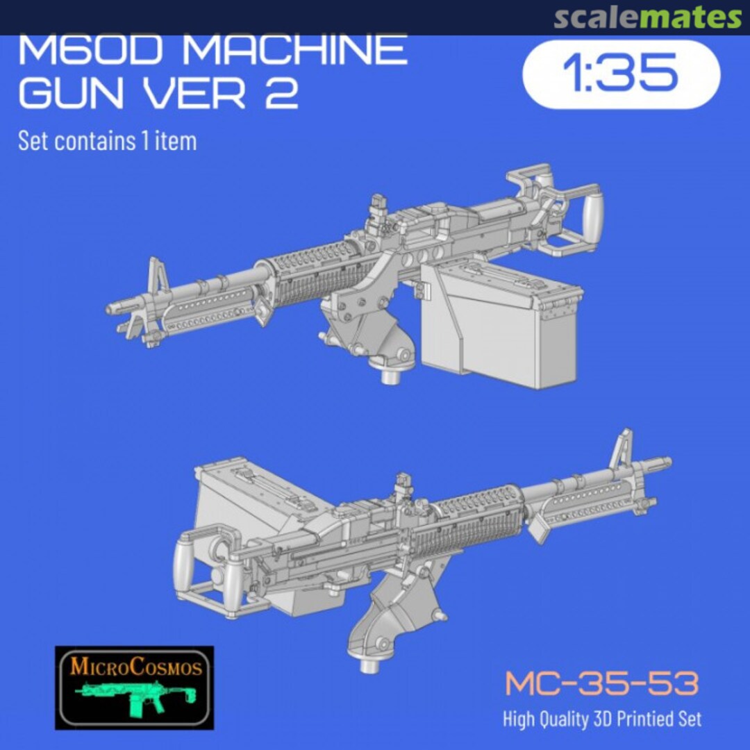 Boxart M60D Machine gun VER 2 MC-35-53 3D MicroCosmos Boxart M60D Machine gun VER 2 MC-35-53 3D MicroCosmos