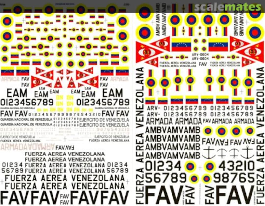 Boxart Venezuelan Air Force (1:32/1:48/1:72) G-004 Aztec Models Boxart Venezuelan Air Force (1:32/1:48/1:72) G-004 Aztec Models