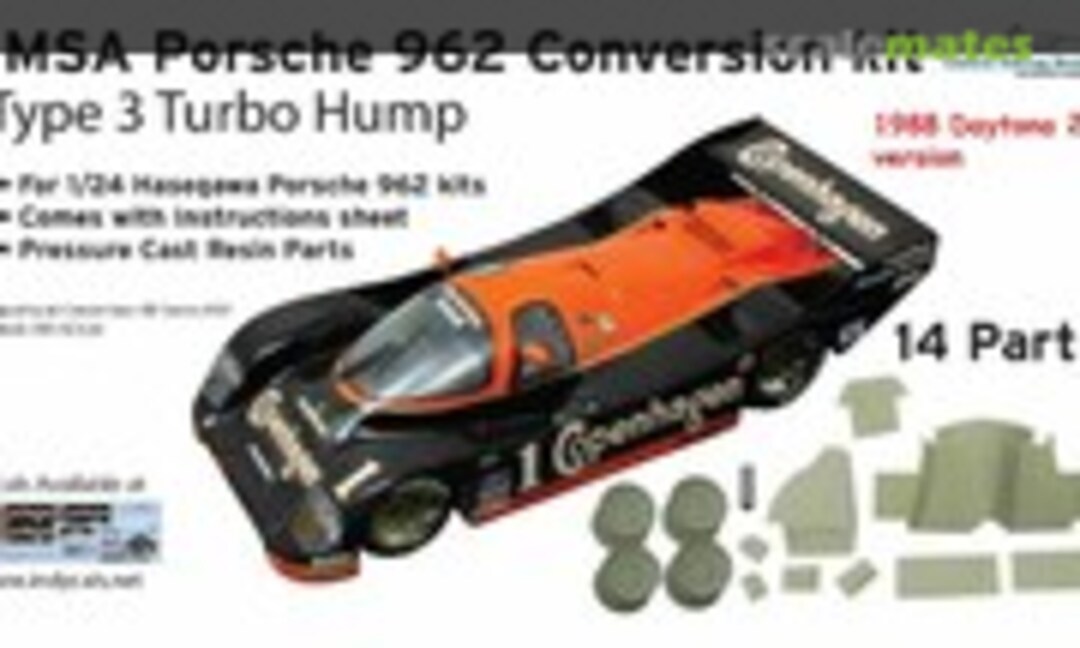 1:24 1988 Copenhagen Foyt Porsche 962 IMSA Turbo Hump conversion type 3 (Classic Racing Resins CRR-SC020) CRR-SC020