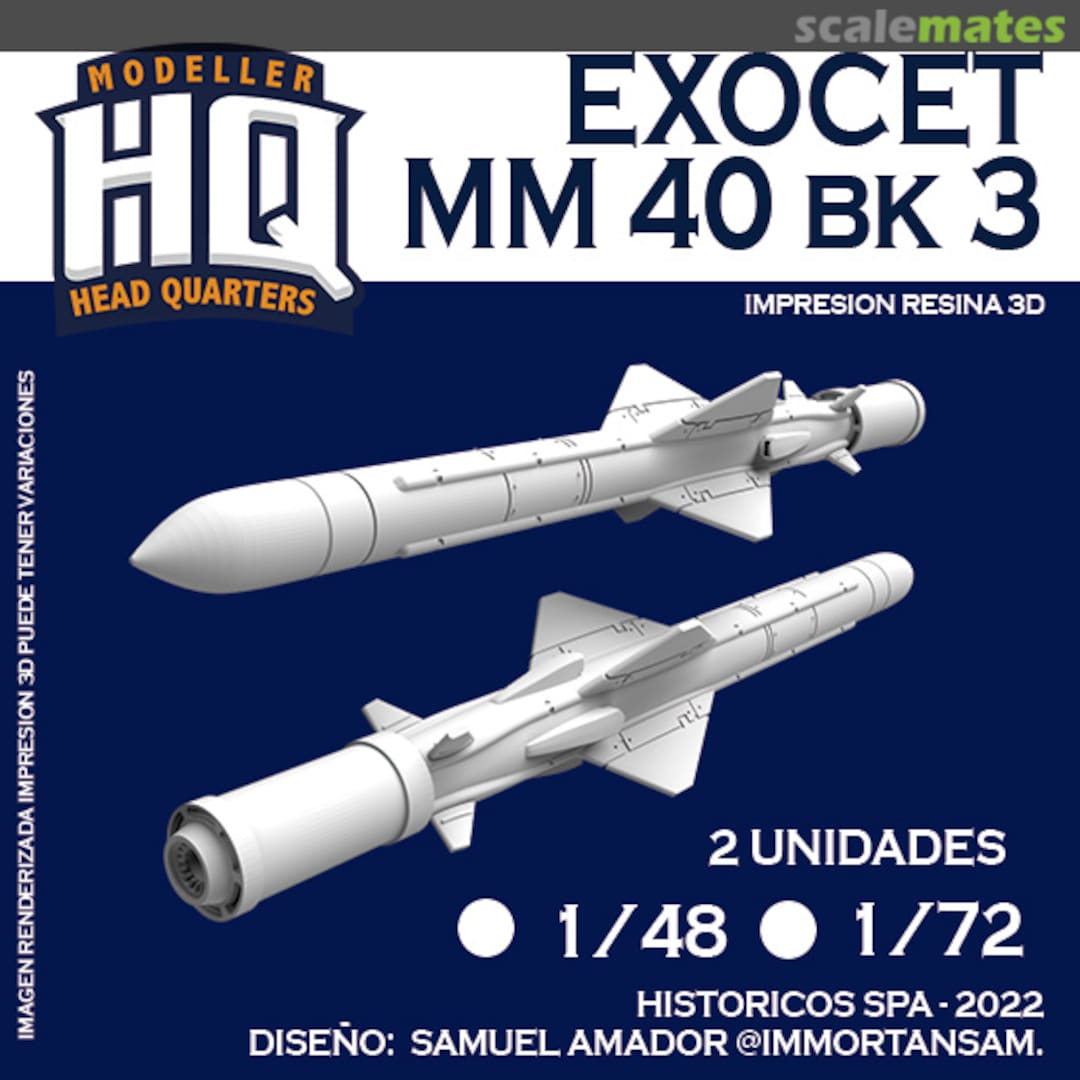 Boxart Exocet MM40 BK3 HQ72604 HQ Boxart Exocet MM40 BK3 HQ72604 HQ