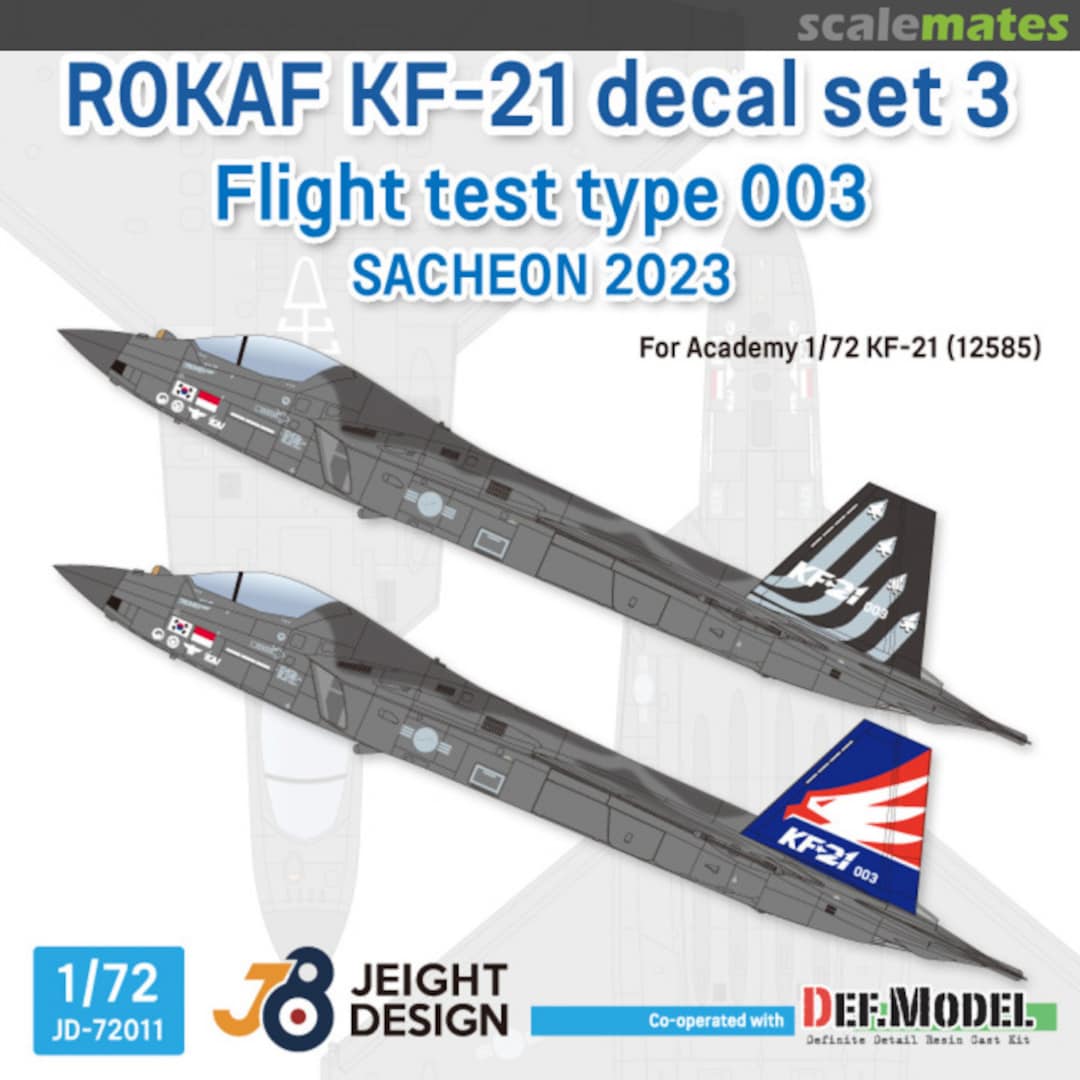 Boxart ROKAF KF-21 decal set 3 JD72011 Jeight Design Boxart ROKAF KF-21 decal set 3 JD72011 Jeight Design