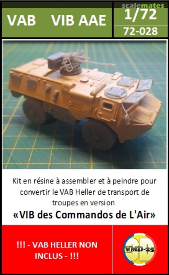 Boxart VAB 4X4 VIB AAE T20 72-028 VMD25_3D Boxart VAB 4X4 VIB AAE T20 72-028 VMD25_3D