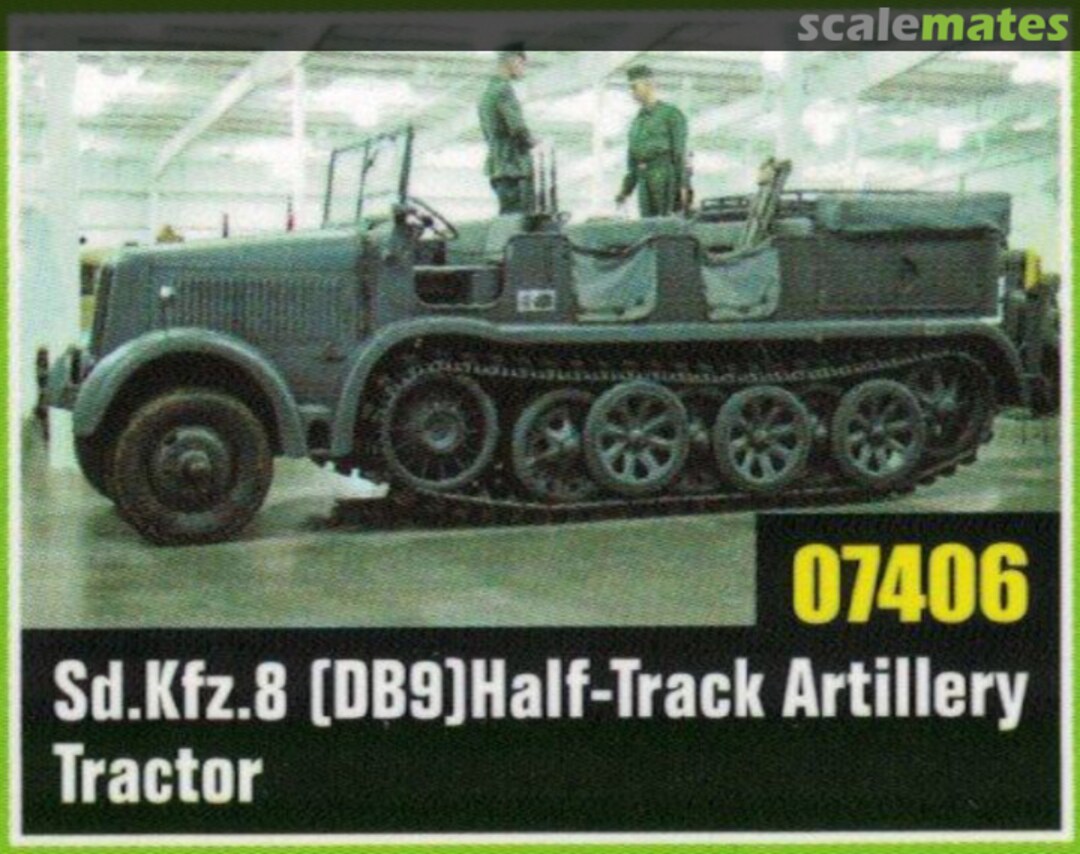 Boxart Sd.Kfz. 8 schwerer Zugkraftwagen 12t DB9 07406 Trumpeter Boxart Sd.Kfz. 8 schwerer Zugkraftwagen 12t DB9 07406 Trumpeter