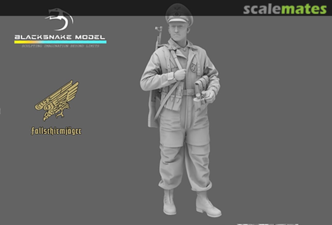 Boxart Fallschirmjäger Officer Scouting the Battlefield FSJ-08 BlackSnake Model Boxart Fallschirmjäger Officer Scouting the Battlefield FSJ-08 BlackSnake Model