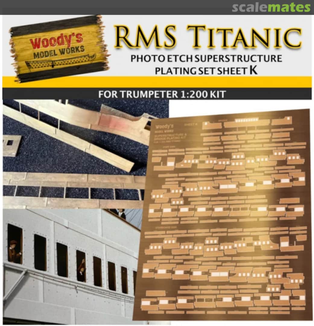 Boxart Superstructure Plating Set Sheet K Woody's Model Works Boxart Superstructure Plating Set Sheet K Woody's Model Works