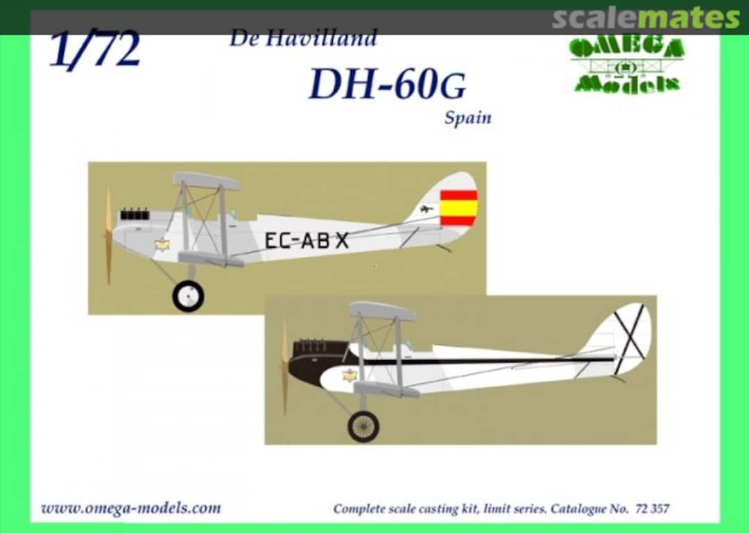 Boxart DH-60G 72 357 Omega Models Boxart DH-60G 72 357 Omega Models