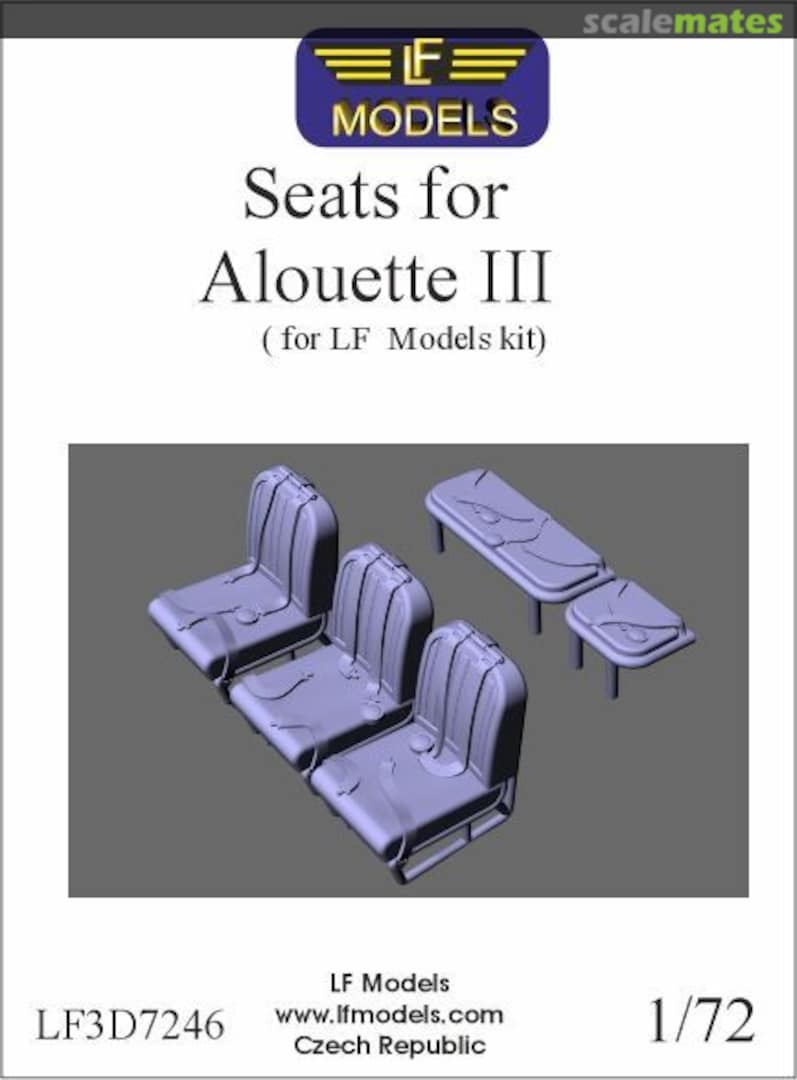 Boxart Seats for Alouette III LF3D7246 LF Models Boxart Seats for Alouette III LF3D7246 LF Models