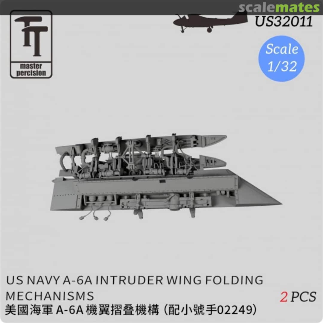Boxart A-6A/E Intruder Wing Folding Mechanisms US32011 Master Percision