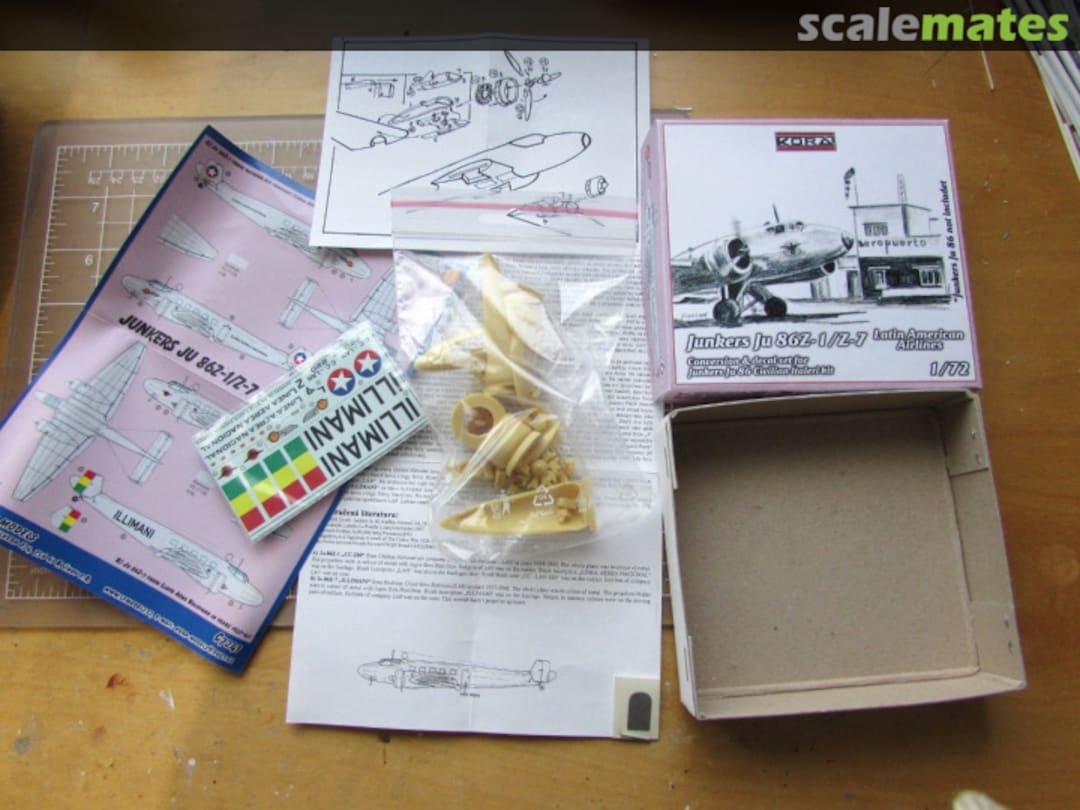 Contents Junkers Ju 86Z-1/Z-7 Latin American Airlines C7241 Kora Models Contents Junkers Ju 86Z-1/Z-7 Latin American Airlines C7241 Kora Models