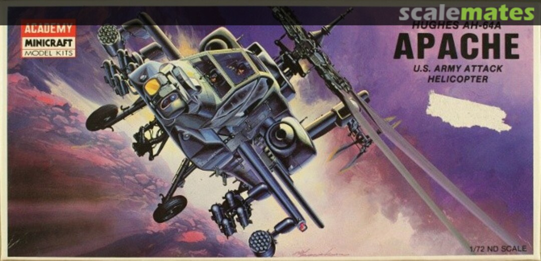 Boxart Hughes AH-64A Apache 1649 Academy/Minicraft