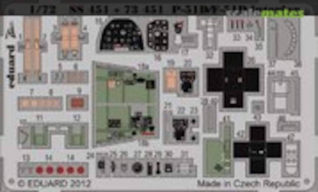 1:72 P-51D/F-51D Mustang interior (Eduard SS451) SS451