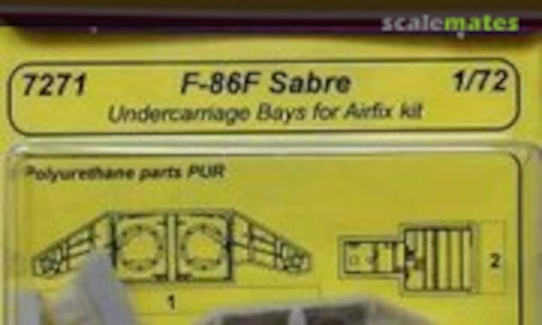 1:72 7271 F-86F Sabre Undercarriage Bays Set (CMK 7271) 7271
