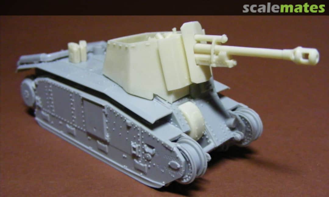 Boxart 10,5 cm leFH 18/3 auf Geschützwagen B-2 740(f) MT 72396 Modell Trans Modellbau Boxart 10,5 cm leFH 18/3 auf Geschützwagen B-2 740(f) MT 72396 Modell Trans Modellbau