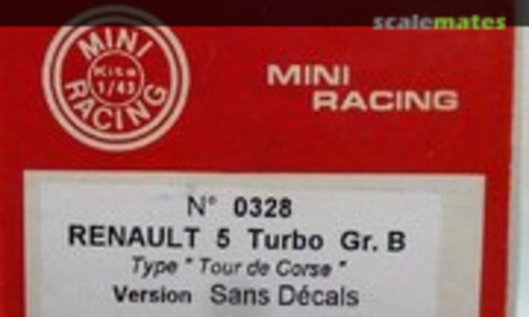 Renault 5 Turbo Gr. B (Mini Racing 328)