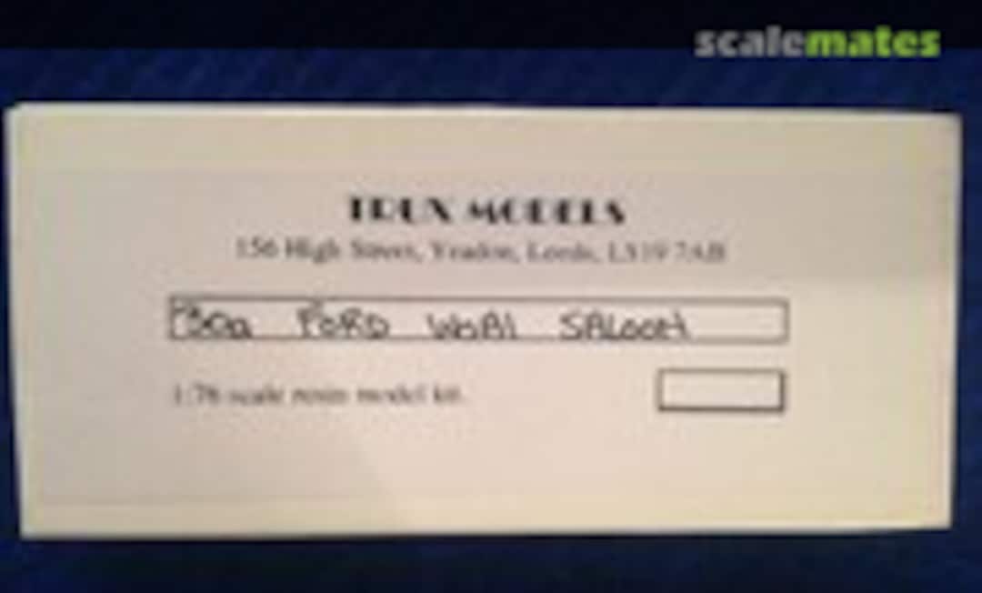 1:76 Ford WOA1 Saloon (Trux Models 30a) 30a