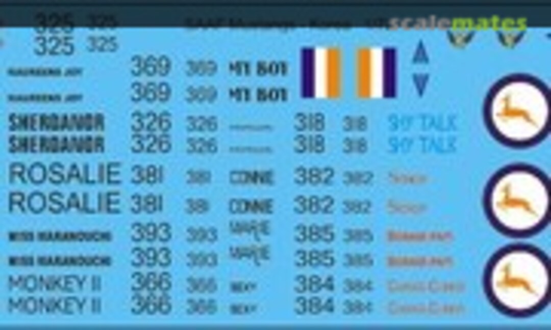 1:48 SAAF Mustangs – Korea (MAV Decals MAV-480107)