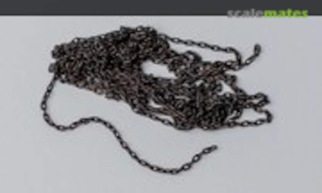 1:35 Blackened Steel Extra Fine Chain For Military Vehicles (Akkura 612) 612