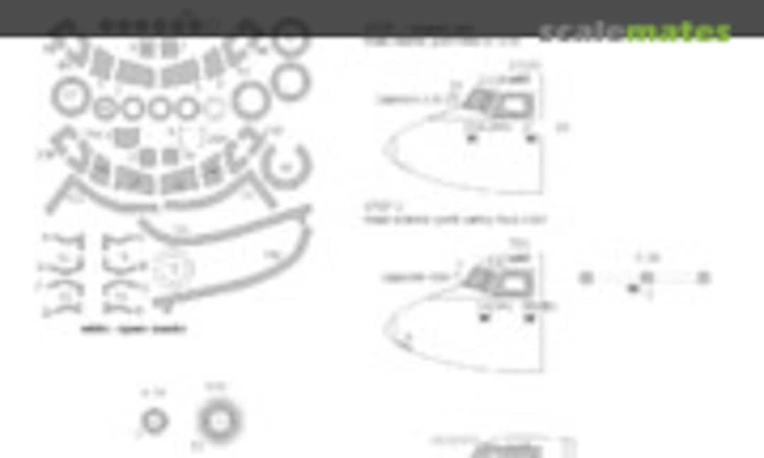 1:72 E-2C Hawkeye EXPERT kabuki masks (New Ware NWAM0715) NWAM0715