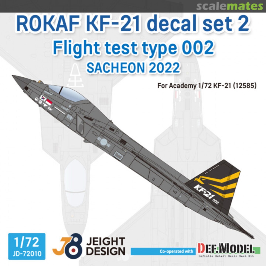 Boxart ROKAF KF-21 decal set 2 JD720010 Jeight Design Boxart ROKAF KF-21 decal set 2 JD720010 Jeight Design