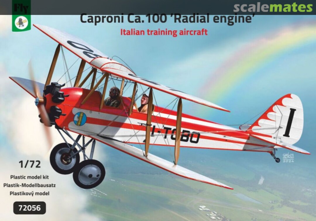 Boxart Caproni Ca.100 Radial engine 72056 Fly Boxart Caproni Ca.100 Radial engine 72056 Fly