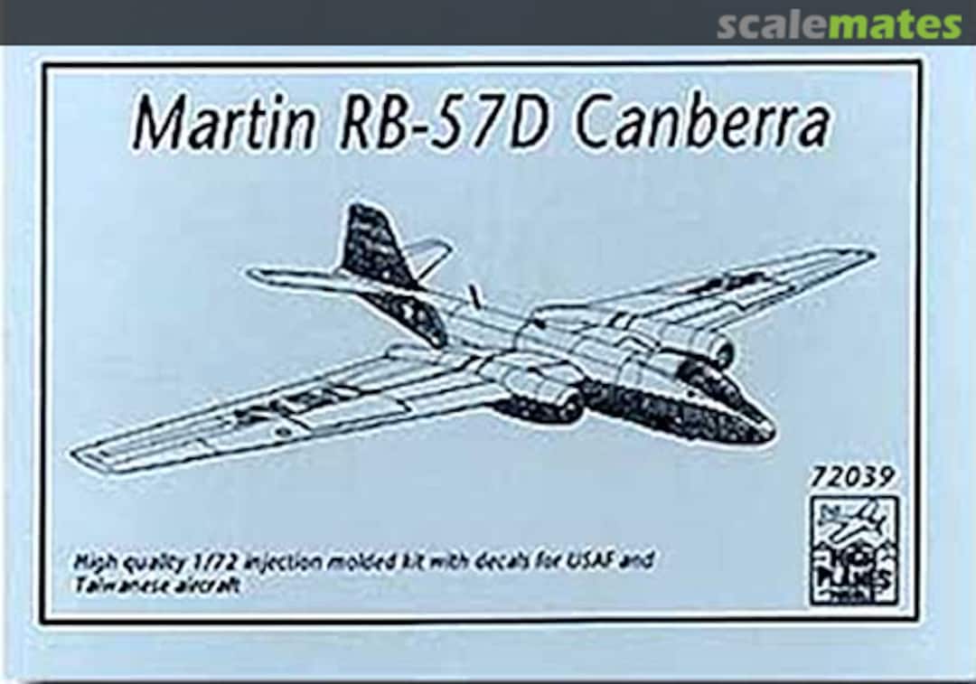 Boxart Martin RB-57D Canberra 72039 High Planes Models