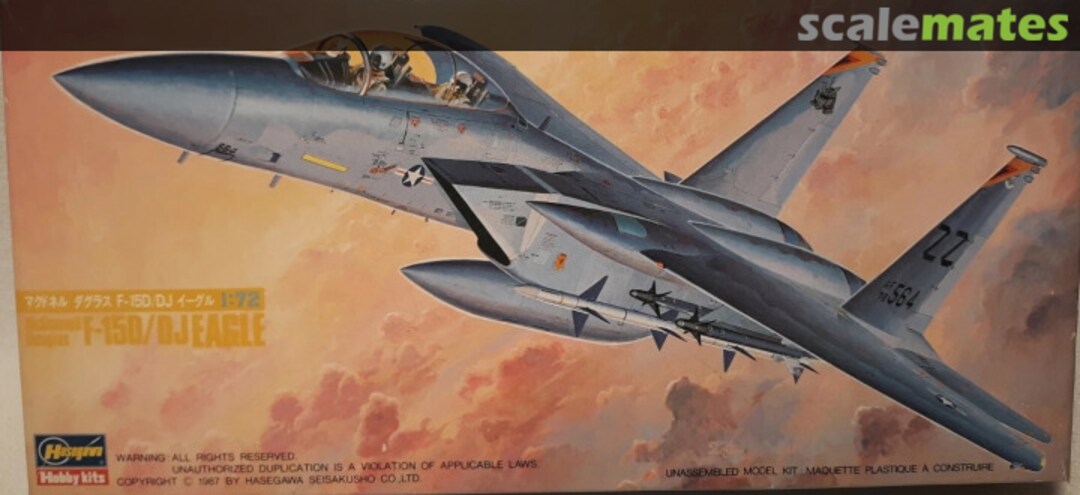 Boxart F-15D/DJ Eagle 807 Hasegawa Boxart F-15D/DJ Eagle 807 Hasegawa