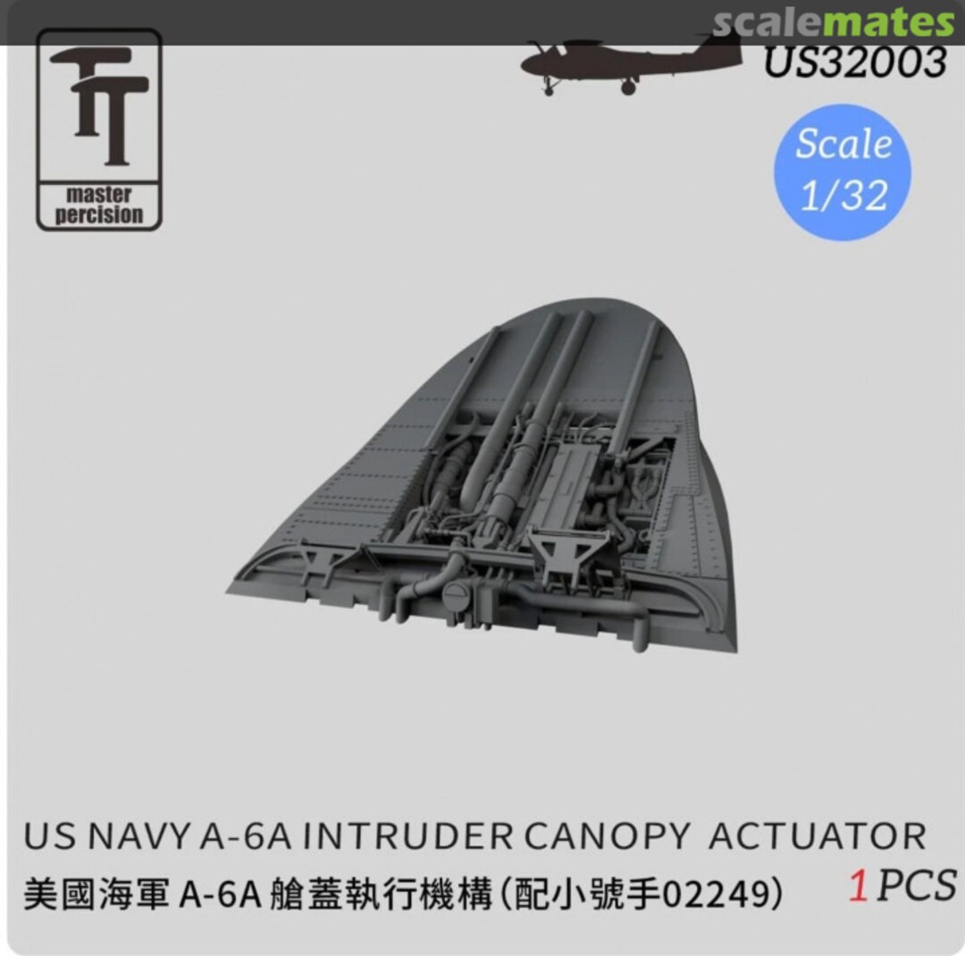 Boxart A-6A/E Intruder Canopy Actuator US32003 Master Percision Boxart A-6A/E Intruder Canopy Actuator US32003 Master Percision